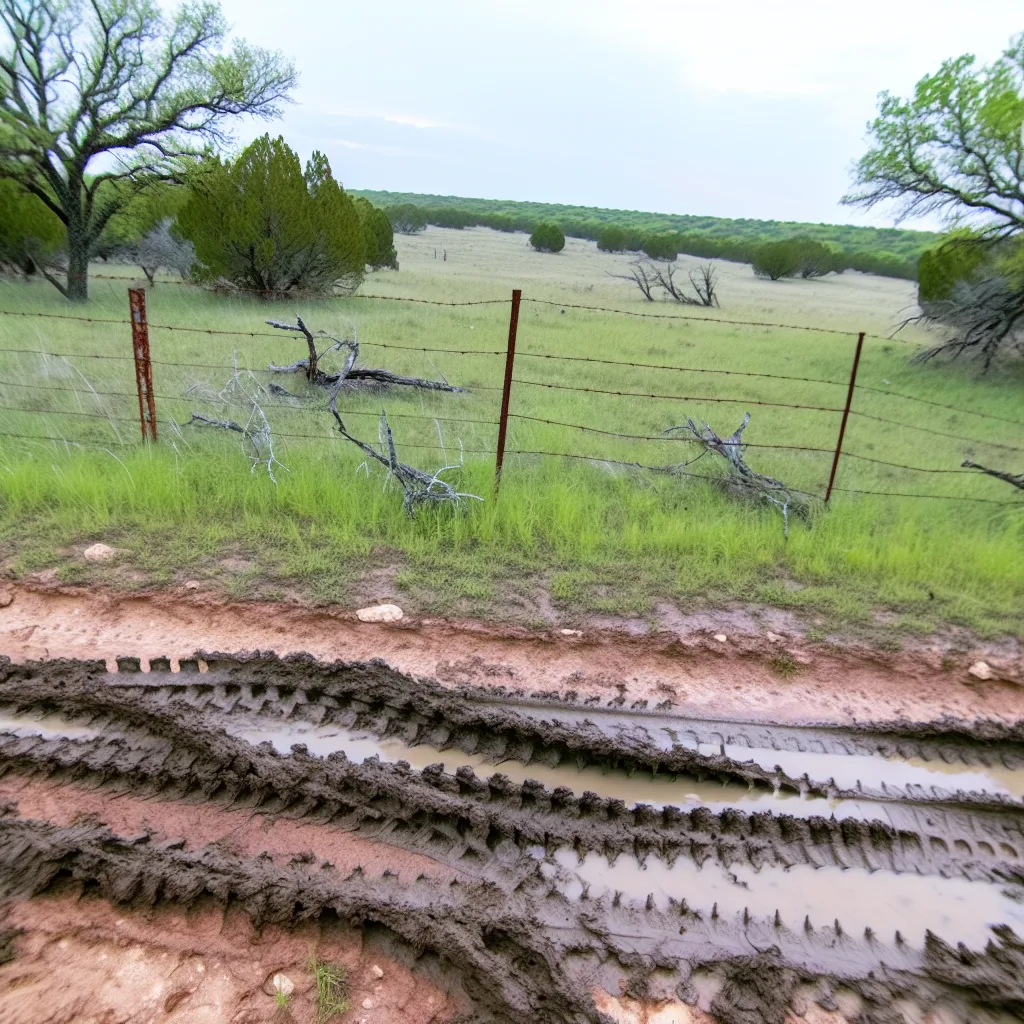 Rural acreage with open grassland and conifer forest in Hill County, Texas