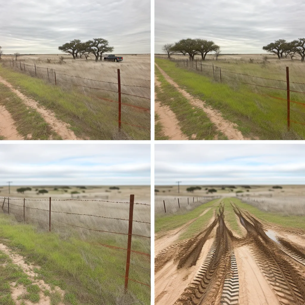 Rural acreage with open grassland and conifer forest in Liberty, Texas