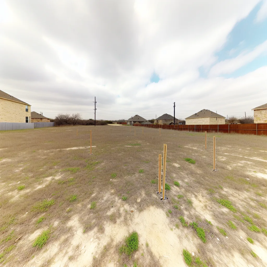 Cleared vacant residential lot for sale in Hunt County, Texas