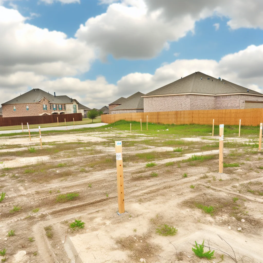Cleared vacant residential lot for sale in Liberty, Texas