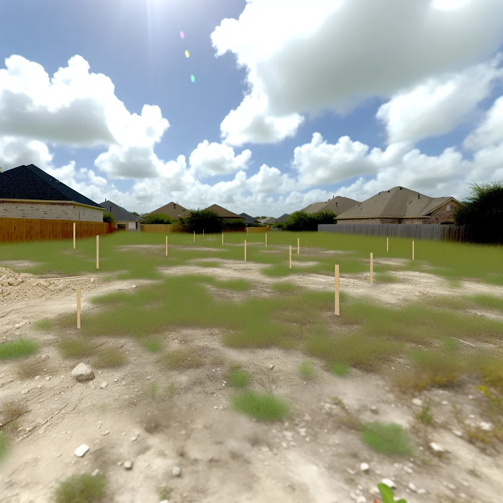 Cleared vacant residential lot for sale in Polk County, Texas