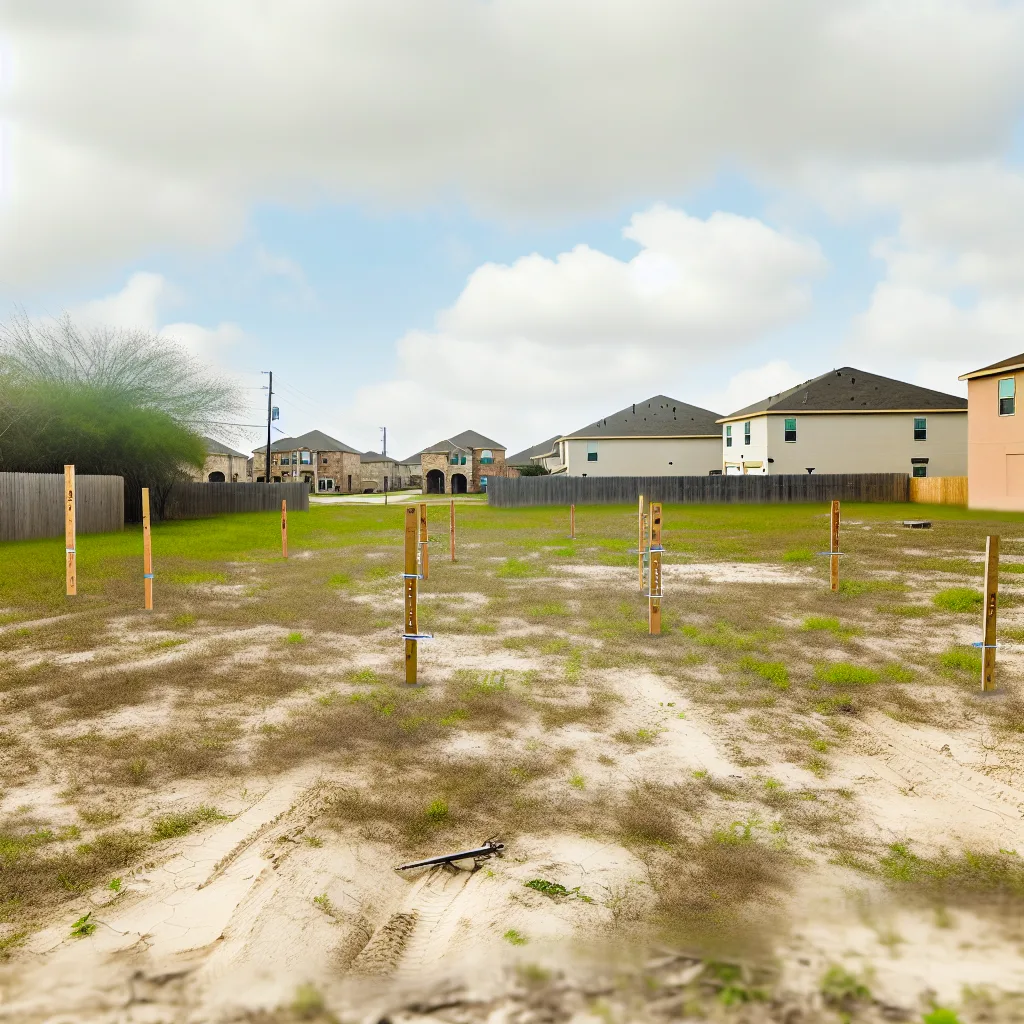 Cleared vacant residential lot for sale in San Jacinto County, Texas