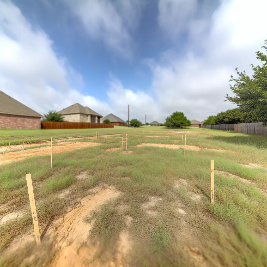 Cleared vacant residential lot for sale in Smith County, Texas